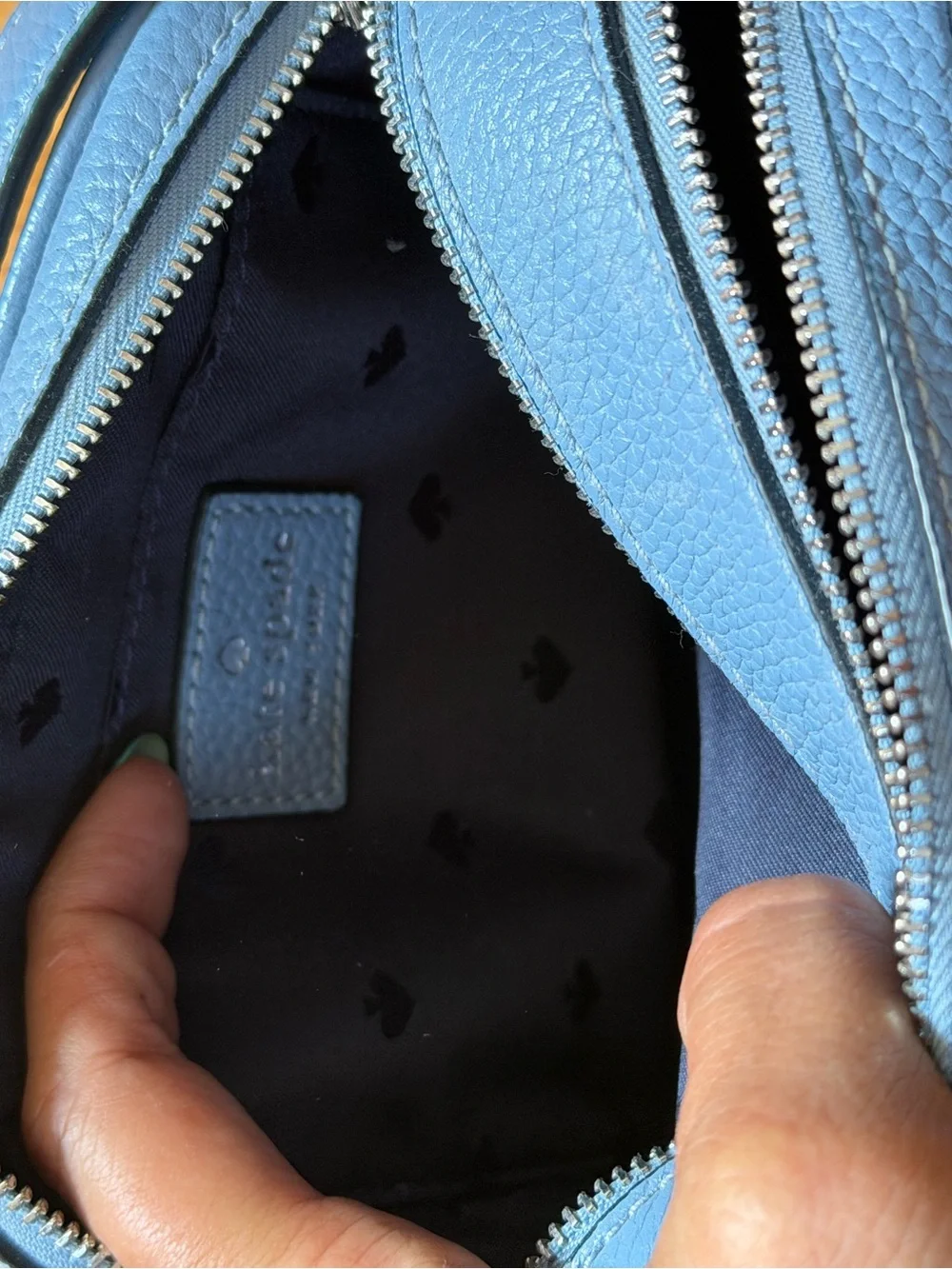 kate spade Blue Crossbody Camera Bag